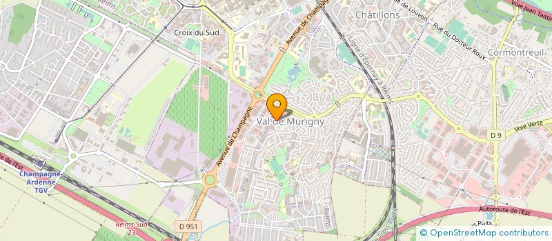 localisation de l'entreprise ETOILE CUISINES  REIMS