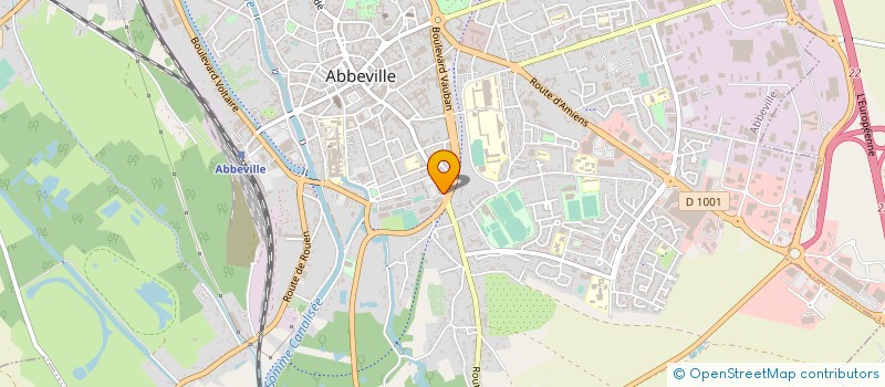 localisation de l'entreprise ETOILE CYCLISTE ABBEVILLOISE à ABBEVILLE