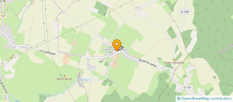 localisation de l'entreprise ETOILE CYCLISTE D'HERMELINGHEN  HERMELINGHEN