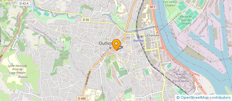localisation de l'entreprise ETOILE CYCLISTE DUQUESNE OULLINS à OULLINS-PIERRE-BENITE