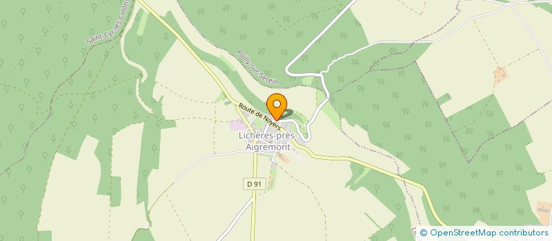 localisation de l'entreprise ETOILE CYCLISTE ICAUNAISE à LICHERES-PRES-AIGREMONT