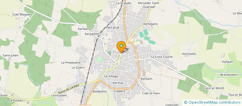 localisation de l'entreprise ETOILE CYCLISTE PLUVIGNOISE  PLUMERGAT