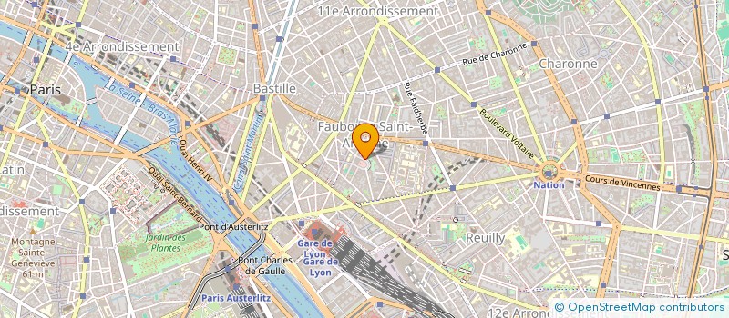 localisation de l'entreprise ETOILE D AGADIR à PARIS