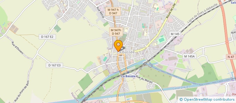 localisation de l'entreprise ETOILE D'AGADIR  LA BASSEE