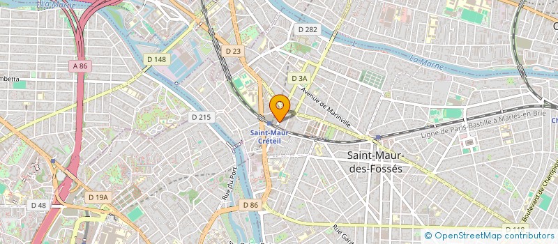 localisation de l'entreprise ETOILE D'ASIE à SAINT-MAUR-DES-FOSSES