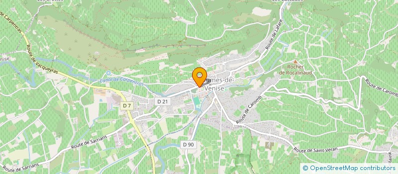 localisation de l'entreprise ETOILE D'AUBUNE FEMININE  BEAUMES-DE-VENISE