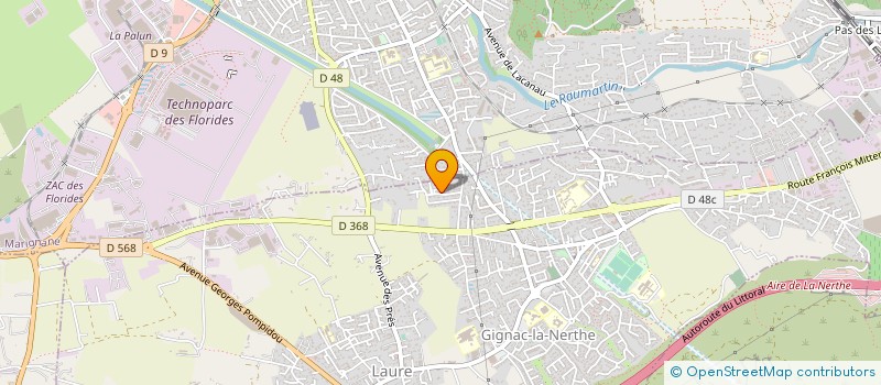 localisation de l'entreprise ETOILE D'AZUR  GIGNAC-LA-NERTHE