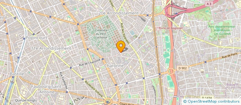 localisation de l'entreprise ETOILE D'OR  PARIS