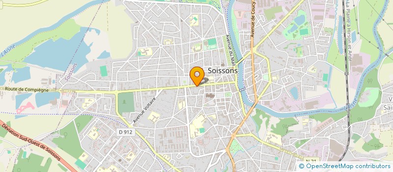 localisation de l'entreprise ETOILE D'OR à SOISSONS