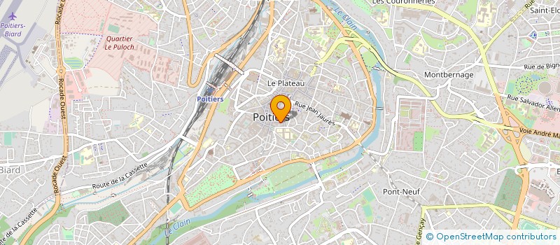 localisation de l'entreprise ETOILE D'OR à POITIERS