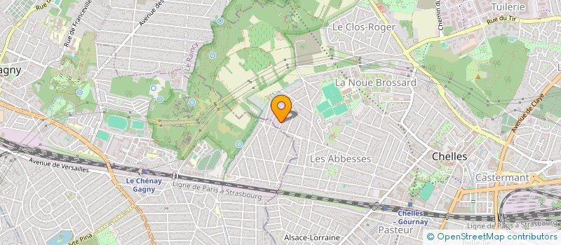 localisation de l'entreprise ETOILE D'OR  CHELLES