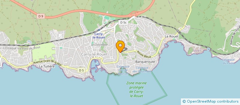 localisation de l'entreprise ETOILE DANS LES YEUX  CARRY-LE-ROUET