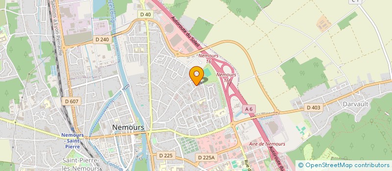 localisation de l'entreprise ETOILE DAVID  NEMOURS