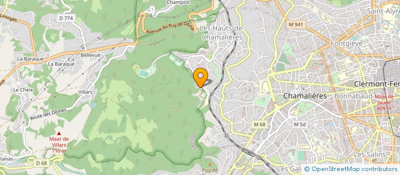 localisation de l'entreprise ETOILE DE CHAMALIERES SAYAT  CHAMALIERES