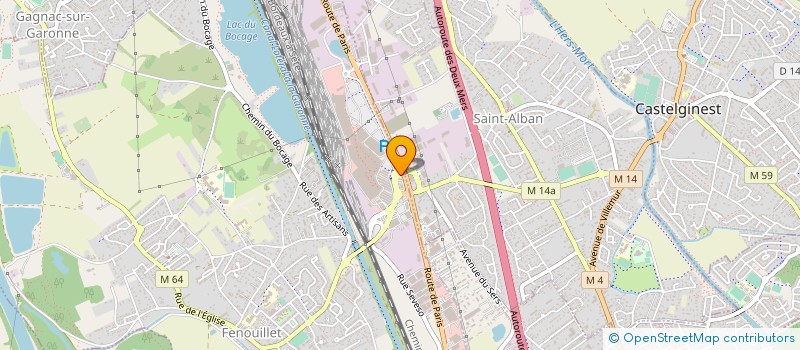 localisation de l'entreprise ETOILE DE CHINE  GRATENTOUR