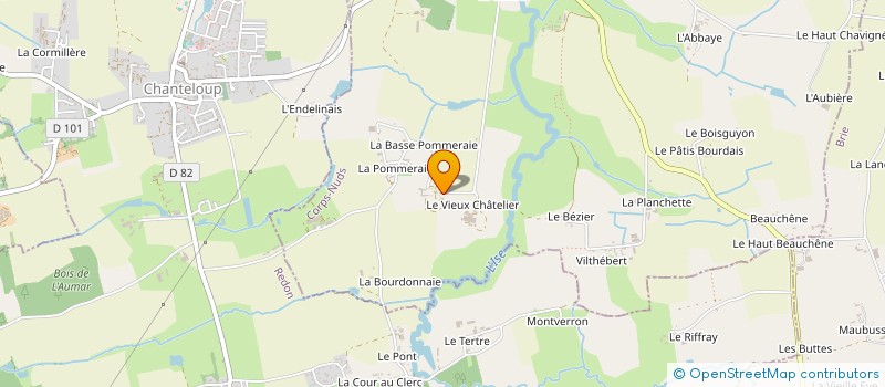 localisation de l'entreprise ETOILE DE L'ARC  CORPS-NUDS