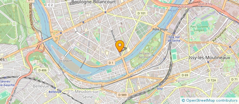 localisation de l'entreprise ETOILE DE LA MEDITERRANEE à BOULOGNE-BILLANCOURT