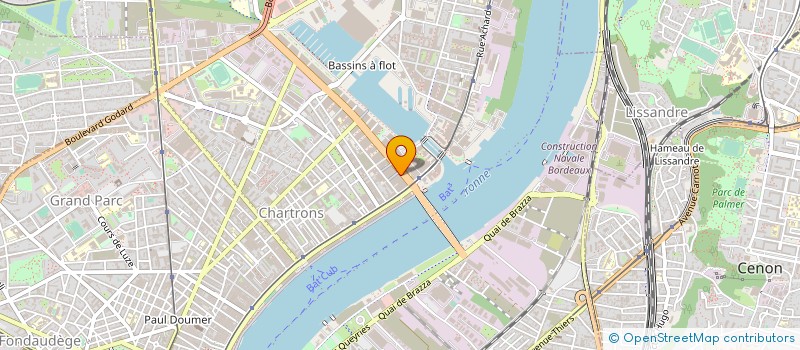 localisation de l'entreprise ETOILE DE LA VICTOIRE  BORDEAUX