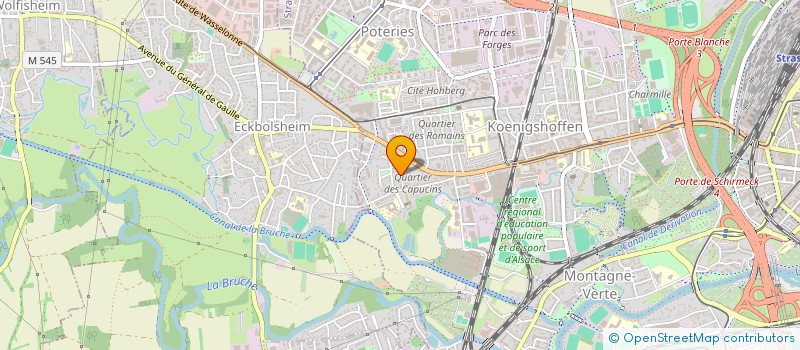 localisation de l'entreprise ETOILE DE LORRAINE  STRASBOURG