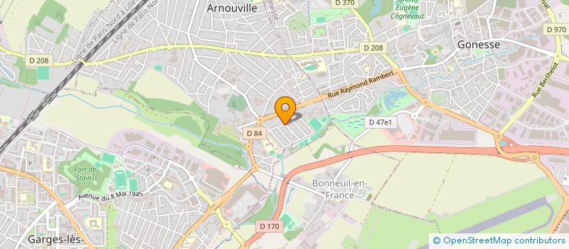 localisation de l'entreprise ETOILE DE MARLY  ARNOUVILLE