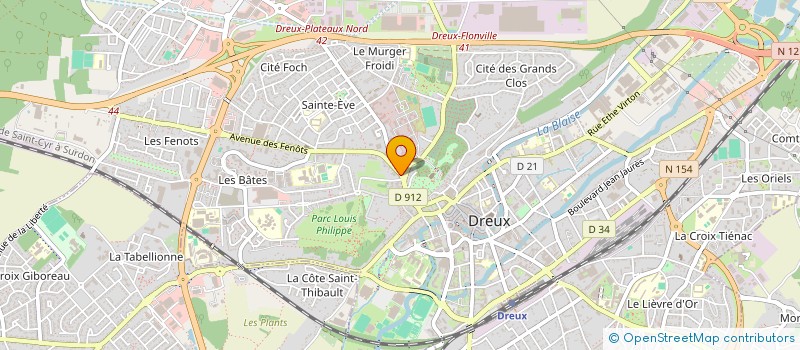 localisation de l'entreprise ETOILE DE MARRAKECH à DREUX