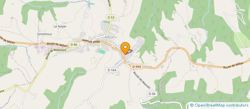 localisation de l'entreprise ETOILE DE MERE  ALBAN