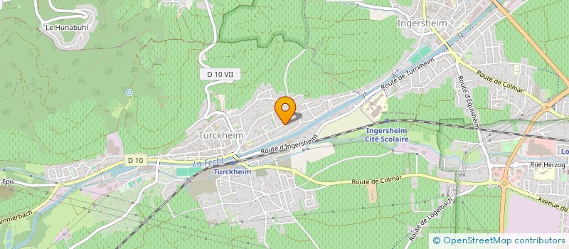 localisation de l'entreprise ETOILE DE MONIQUE E.D.M  TURCKHEIM