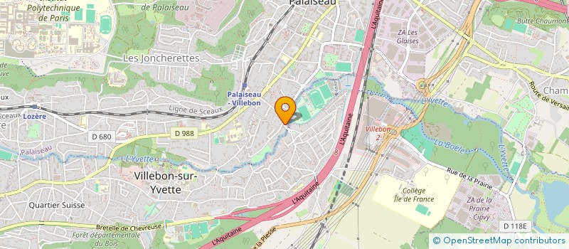 localisation de l'entreprise ETOILE DE PALAISEAU à PALAISEAU