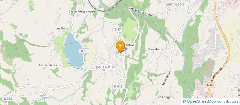 localisation de l'entreprise ETOILE DES ALPES  PELLEAUTIER