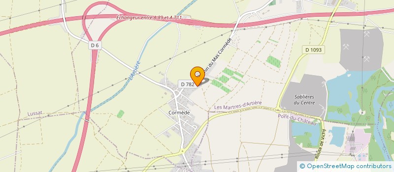 localisation de l'entreprise ETOILE DES DOMES  LES MARTRES-D'ARTIERE