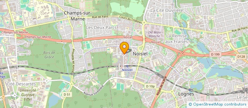localisation de l'entreprise ETOILE DES ROCHES à NOISIEL