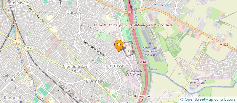 localisation de l'entreprise ETOILE DIESE à TOULOUSE