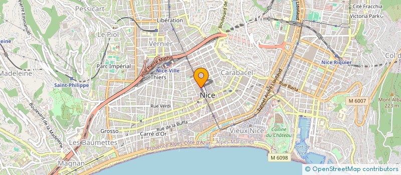 localisation de l'entreprise ETOILE DIFFUSION à NICE