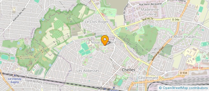 localisation de l'entreprise ETOILE DISTANTE  CHELLES