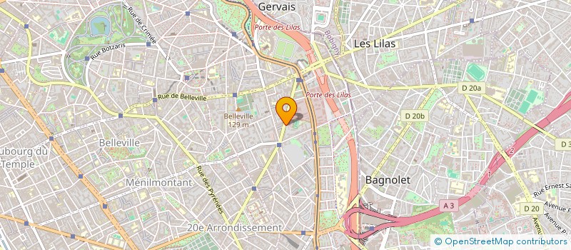 localisation de l'entreprise ETOILE DOREE  PARIS