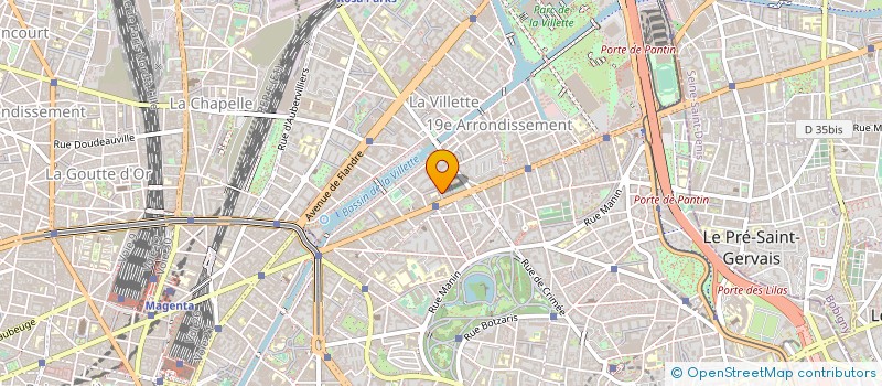 localisation de l'entreprise ETOILE DU BATIMENT à PARIS