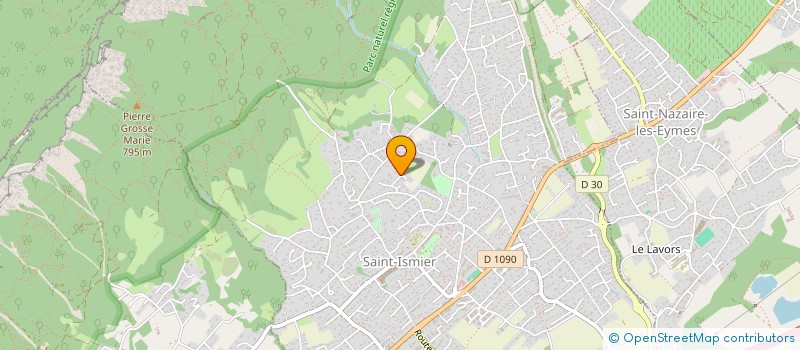 localisation de l'entreprise ETOILE DU BERGER à SAINT-ISMIER
