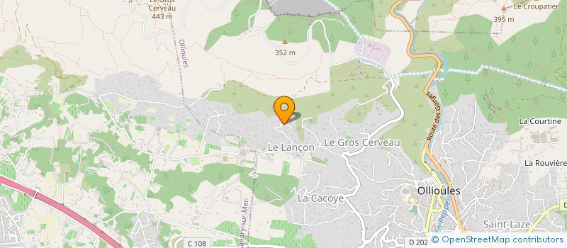 localisation de l'entreprise ETOILE DU LAGON  OLLIOULES