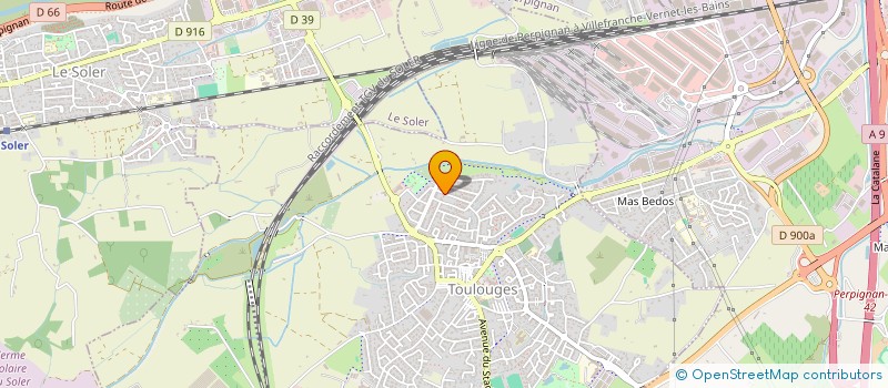 localisation de l'entreprise ETOILE DU MATIN  TOULOUGES