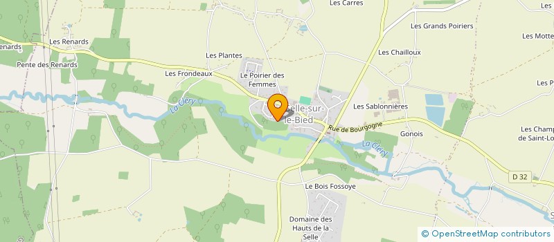 localisation de l'entreprise ETOILE DU MONDE à LA SELLE-SUR-LE-BIED