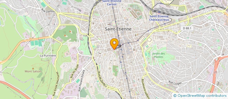 localisation de l'entreprise ETOILE DU NORD à SAINT-ETIENNE