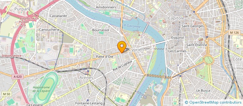 localisation de l'entreprise ETOILE DU NORD à TOULOUSE