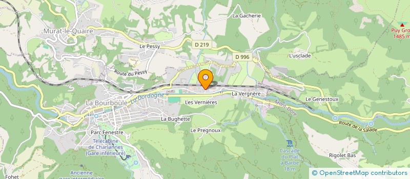 localisation de l'entreprise ETOILE DU NORD  LA BOURBOULE