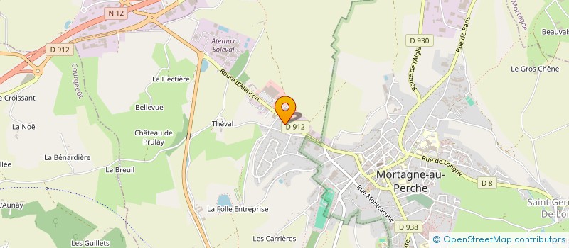 localisation de l'entreprise ETOILE DU PERCHE à SAINT-LANGIS-LES-MORTAGNE