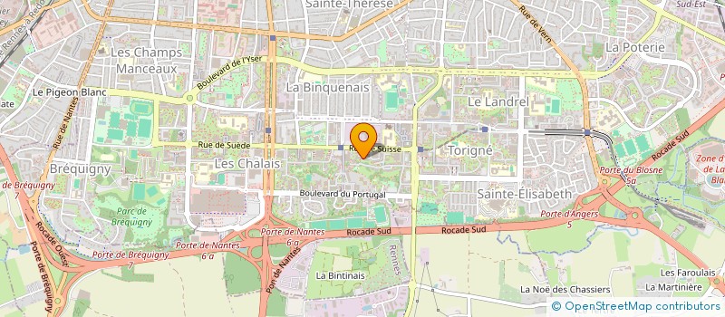 localisation de l'entreprise ETOILE DU SUD  RENNES