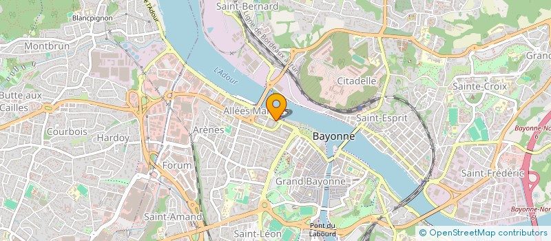 localisation de l'entreprise ETOILE DU SUD à BAYONNE