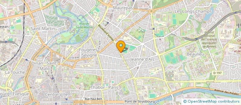 localisation de l'entreprise ETOILE EMERAUDE  RENNES