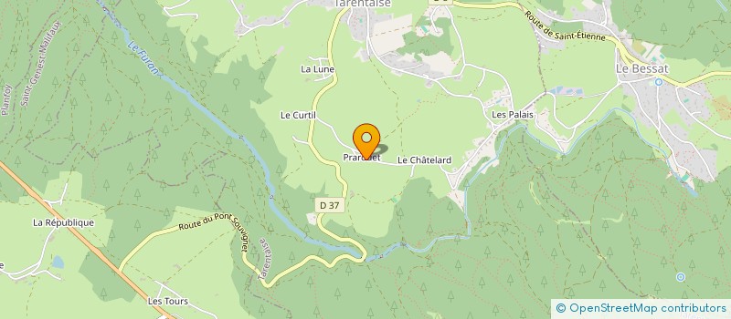 localisation de l'entreprise ETOILE ET JOLIE  TARENTAISE