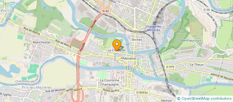 localisation de l'entreprise ETOILE EXPLOITANT FORESTIER  CHARLEVILLE-MEZIERES