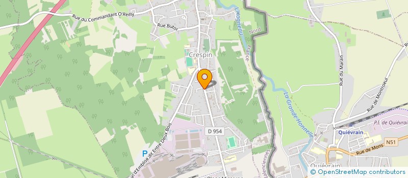 localisation de l'entreprise ETOILE FEMININE CRESPINOISE  CRESPIN